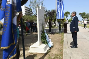 Πάτρα: Τίμησε τους απαγχονισμένους αγωνιστές στα Ψηλά Αλώνια και την Αντιφασιστική Νίκη