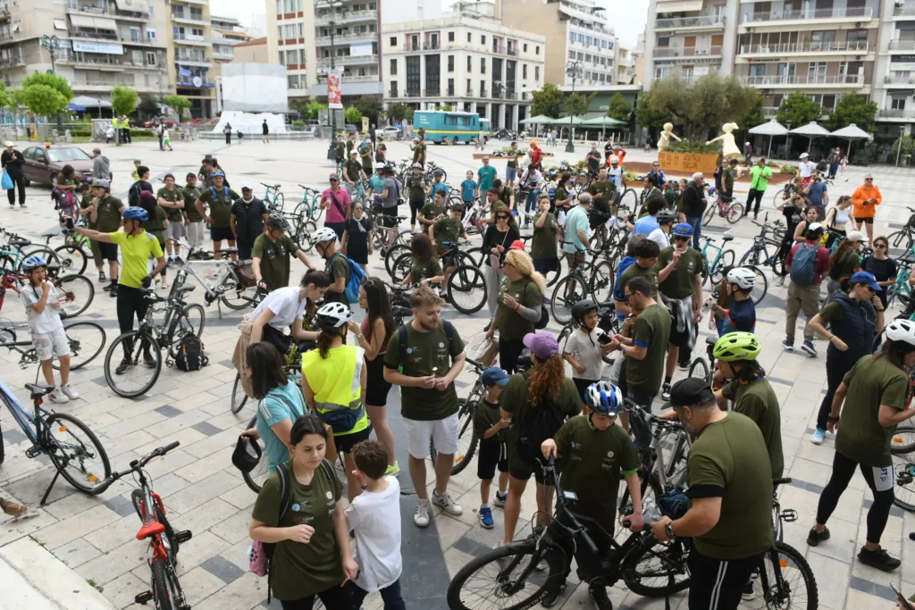 Πλήθος κόσμου στην 14η Ποδηλατική Βόλτα «Πάμε με Ποδήλατο»