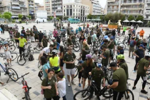 Πλήθος κόσμου στην 14η Ποδηλατική Βόλτα «Πάμε με Ποδήλατο»