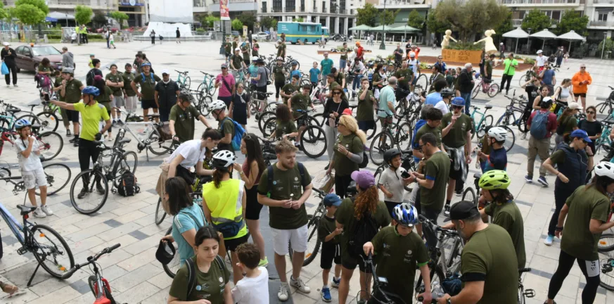 Πλήθος κόσμου στην 14η Ποδηλατική Βόλτα «Πάμε με Ποδήλατο»