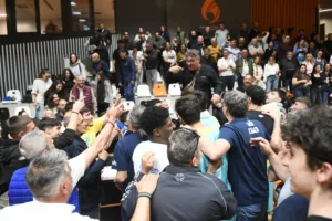 Ετσι πανηγύρισαν στην Ενωση την πρόκριση στους τελικούς της National League 1 - Φωτογραφίες