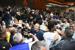 Ετσι πανηγύρισαν στην Ενωση την πρόκριση στους τελικούς της National League 1 - Φωτογραφίες