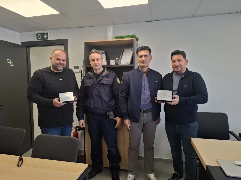 Ευχαριστίες της Ένωσης Αστυνομικών Αχαΐας για χορηγία στην ποδοσφαιρική ομάδα της ΔΑ Αχαΐας
