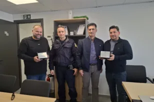 Ευχαριστίες της Ένωσης Αστυνομικών Αχαΐας για χορηγία στην ποδοσφαιρική ομάδα της ΔΑ Αχαΐας