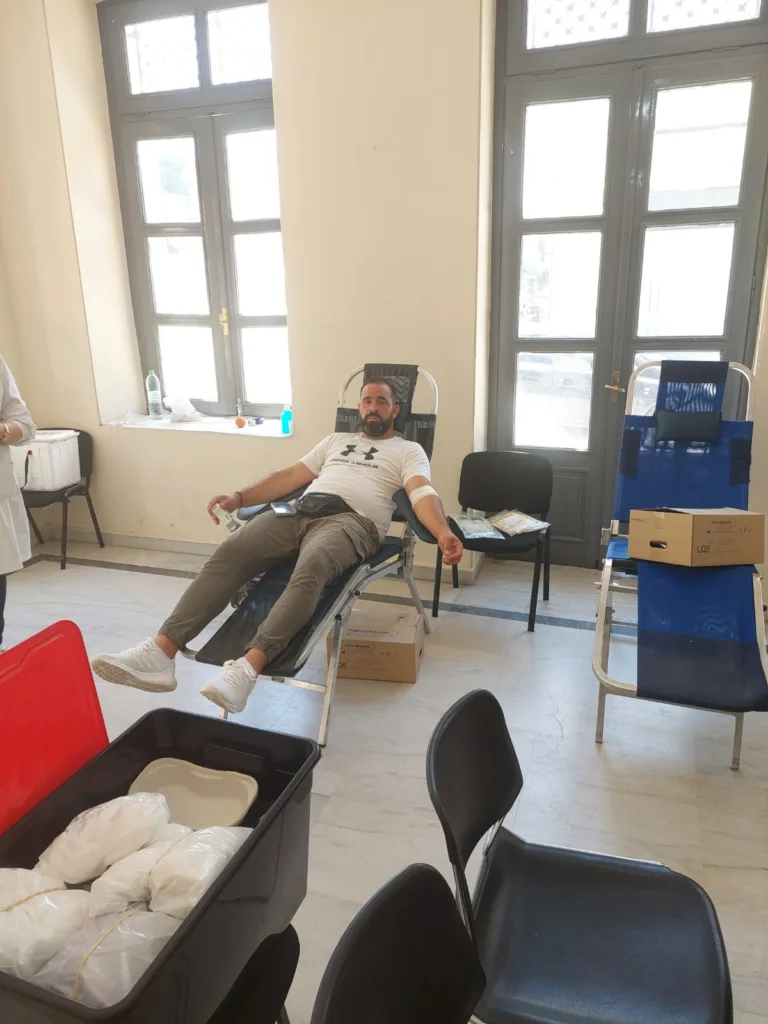 Με επιτυχία η εθελοντική αιμοδοσία της Ένωσης Αστυνομικών στην Κάτω Αχαΐα Με επιτυχία η εθελοντική αιμοδοσία της Ένωσης Αστυνομικών στην Κάτω Αχαΐα