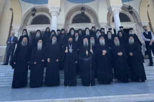 Η Ιερά Κοινότητα του Αγίου Όρους προσκύνησε στον Άγιο Ανδρέα Πατρών