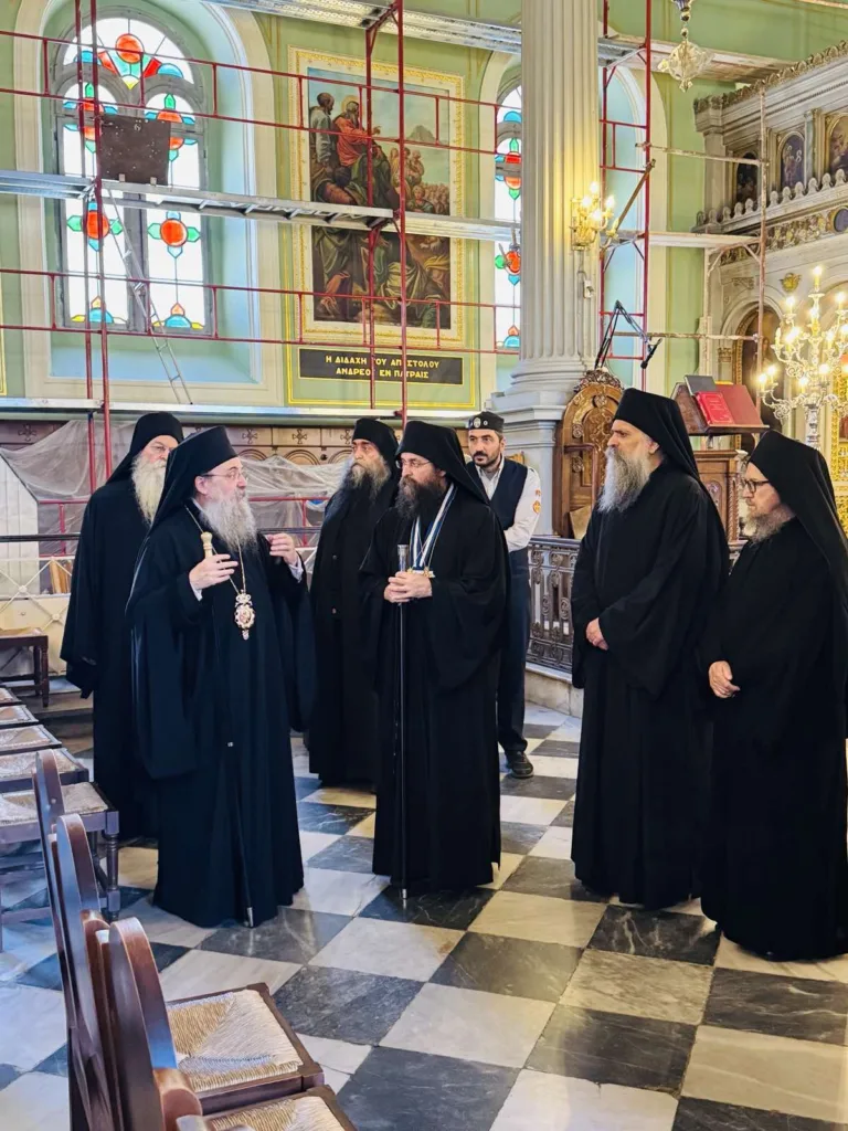 Η Ιερά Κοινότητα του Αγίου Όρους προσκύνησε στον Άγιο Ανδρέα Πατρών
