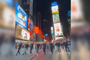 Πεντοζάλι στην Times Square: Ελληνικός σύλλογος έφερε την Κρήτη στην καρδιά της Νέας Υόρκης