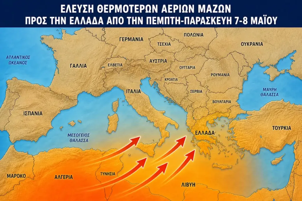 Καιρός: Φεύγει το ψύχος των πρώτων ημερών του Μαΐου, έρχεται άνοδος φτάνοντας έως και τους 30°C