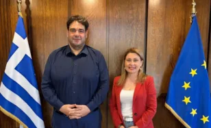 Χριστίνα Αλεξοπούλου: Συνάντηση με τον Υπουργό Εσωτερικών Θ. Λιβάνιο
