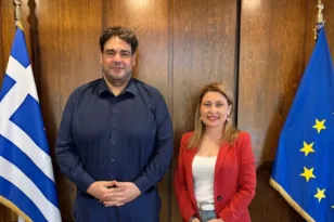 Χριστίνα Αλεξοπούλου: Συνάντηση με τον Υπουργό Εσωτερικών Θ. Λιβάνιο