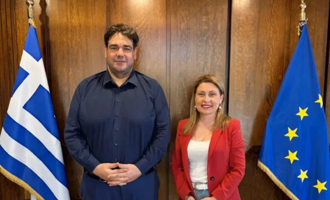 Χριστίνα Αλεξοπούλου: Συνάντηση με τον Υπουργό Εσωτερικών Θ. Λιβάνιο