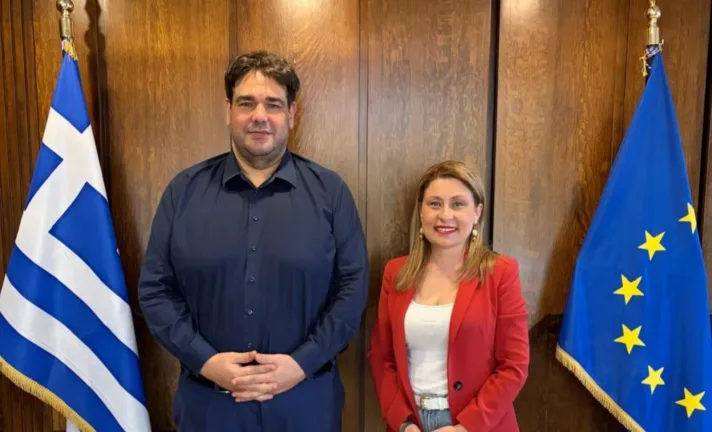 Χριστίνα Αλεξοπούλου: Συνάντηση με τον Υπουργό Εσωτερικών Θ. Λιβάνιο