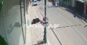 Ζάκυνθος: Εργαζόμενη τραυματίστηκε όταν το μηχανάκι της «δίπλωσε» στη σκαμμένη λωρίδα οπτικής ίνας, ΒΙΝΤΕΟ