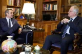 Ο Μητσοτάκης σε Τασούλα για εκλογές: Σε έναν χρόνο, η αναδιάταξη του πολιτικού σκηνικού δεν μας αφορά