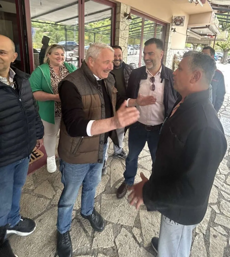 Επίσκεψη του Ευρωβουλευτή Γιάννη Μανιάτη στα Τριπόταμα ΦΩΤΟ