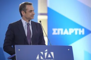 Μητσοτάκης από Σπάρτη: «Δεν θα θέσω σε κίνδυνο τη δημοσιονομική σταθερότητα»