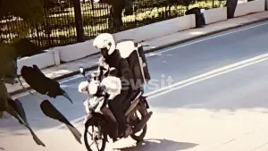 Ντοκουμέντο, έτσι έκανε τις επιθέσεις ο ντελιβεράς, που πετούσε πέτρες και τραυμάτιζε περαστικούς στην Κηφισιά