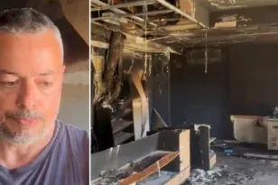 Ο εμπρησμός στη Γαστούνη: «Σπάσανε τη τζαμαρία, βάλανε την παλέτα μέσα και βάλανε φωτιά και φούντωσε όλο»