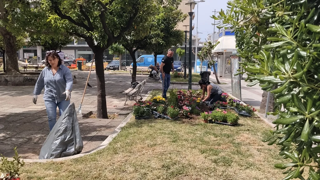 Πάτρα: Άνοιξη στις πλατείες Μαρκάτου και Πίνδου με νέες φυτεύσεις από τον Δήμο ΦΩΤΟ
