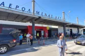 Επίσκεψη του Σακκελαρόπουλου στο αεροδρόμιο του Ακτίου