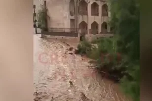Ηράκλειο: Η βροχή «έπνιξε» τον Τσούτσουρα ΒΙΝΤΕΟ