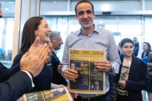 Γρηγόρης Δημητριάδης: ενωτικός και στρατιώτης της παράταξης - Έλαβε θερμό χειροκρότημα στο Συνέδριο της ΝΔ (video-photos)