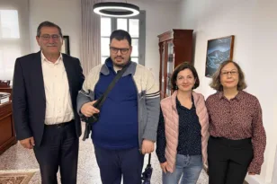 Συνάντηση του Δημάρχου Πατρέων με τη Γραμματεία Αχαΐας της Συντονιστικής Επιτροπής Αγώνα Αναπήρων