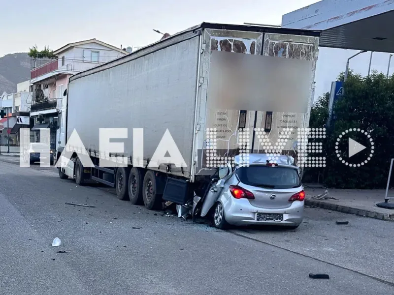 Τραγωδία στη Ζαχάρω: Αυτοκίνητο «καρφώθηκε» σε νταλίκα, νεκρός 30χρονος ΦΩΤΟ Τραγωδία στη Ζαχάρω: Αυτοκίνητο «καρφώθηκε» σε νταλίκα, νεκρός 30χρονος ΦΩΤΟ