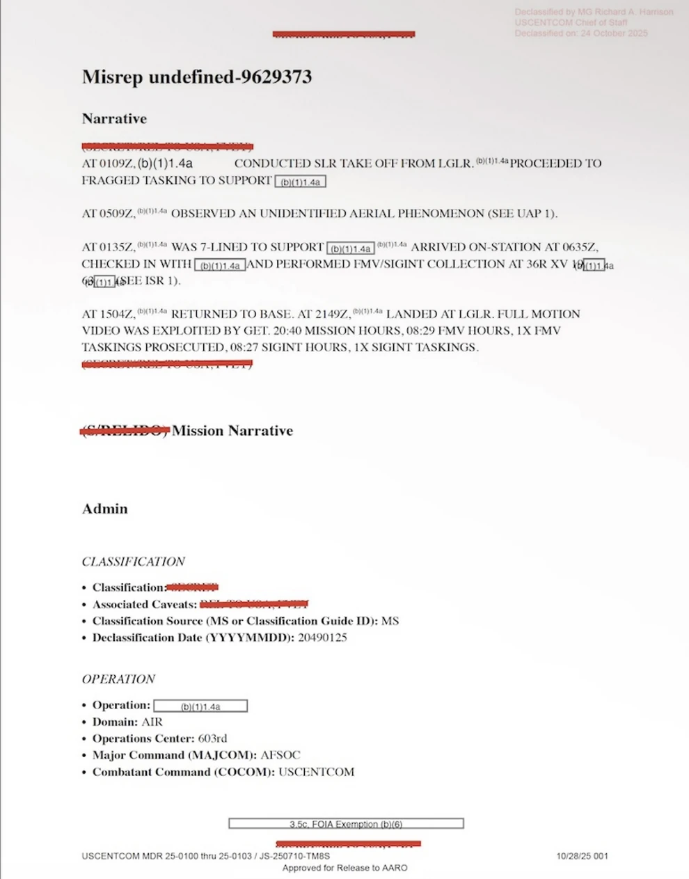 UFO πάνω από το Αιγαίο: Τι δείχνουν τα νέα αποχαρακτηρισμένα αρχεία των ΗΠΑ