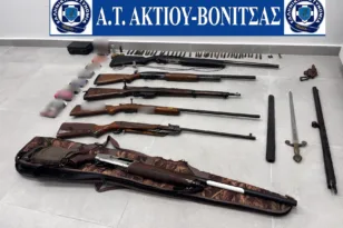 Αιτωλοακαρνανία: Απείλησε την πρώην σύντροφό του και στο σπίτι του βρέθηκε ολόκληρο οπλοστάσιο