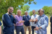 Εργα οδικής ασφάλειας και αντιπλημμυρικής θωράκισης επόπτευσε ο Φαρμάκης στα Καλάβρυτα