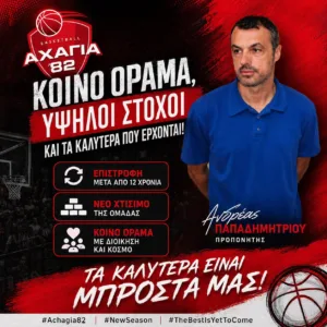 Ανδρέας Παπαδημητρίου: «Κοινό όραμα, υψηλοί στόχοι και τα καλύτερα που έρχονται»
