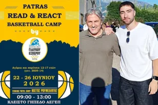 Ο Νίκος Τσιακμάς στο 1ο Patras Read & React Basketball Camp