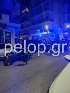 Πάτρα: Σοβαρό τροχαίο με τραυματία διανομέα, ΦΩΤΟ