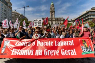 Πορτογαλία: Γενική απεργία παρέλυσε τη χώρα – Ακυρώσεις πτήσεων και κλειστά σχολεία