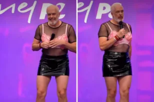 Ο Έντι Ράμα ανέβασε AI βίντεο με τον ίδιο σε μίνι φούστα