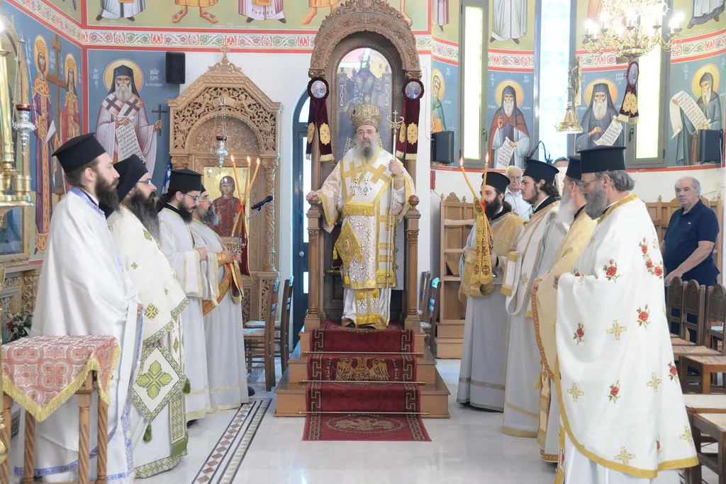 Δέκα χρόνια από τα εγκαίνια του Ιερού Ναού Αγίου Χαραλάμπους στα Τσουκαλέικα ΦΩΤΟ