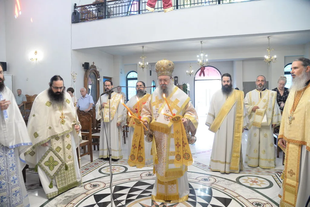 Δέκα χρόνια από τα εγκαίνια του Ιερού Ναού Αγίου Χαραλάμπους στα Τσουκαλέικα ΦΩΤΟ