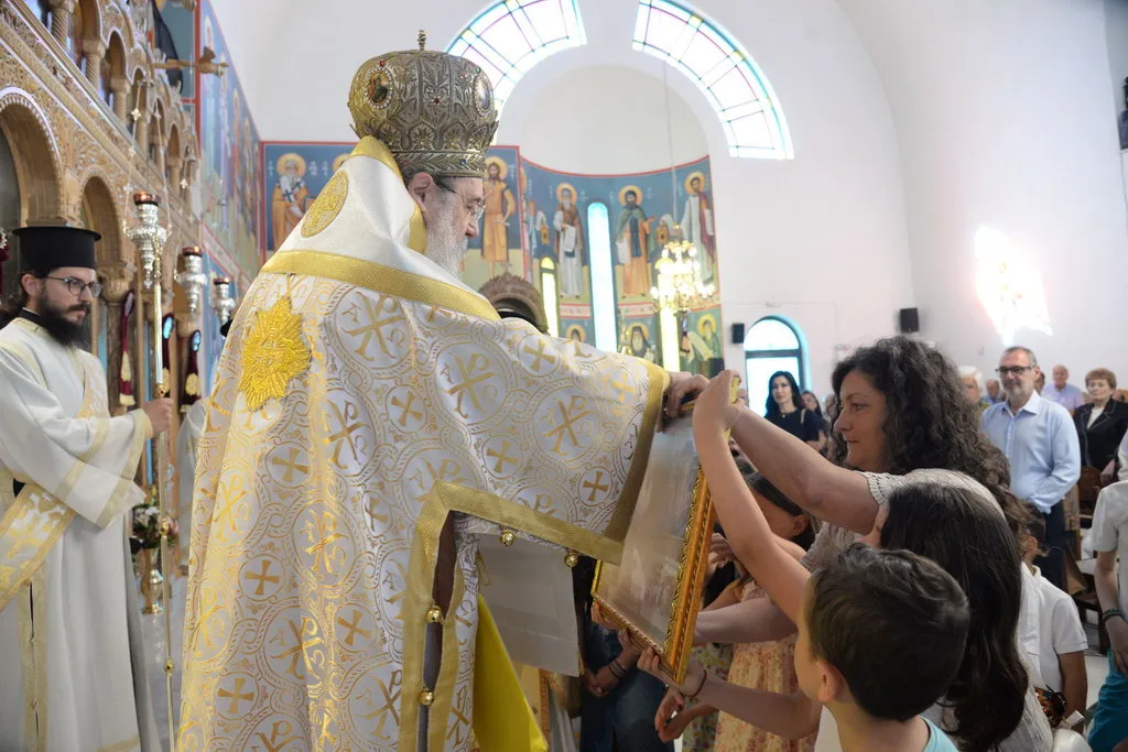 Δέκα χρόνια από τα εγκαίνια του Ιερού Ναού Αγίου Χαραλάμπους στα Τσουκαλέικα ΦΩΤΟ