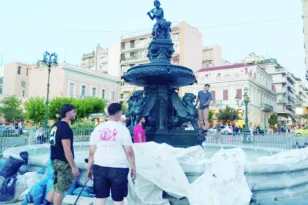 Πάτρα – Συντριβάνια πλατείας Γεωργίου: Εντυπωσιακή αποκάλυψη