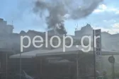 Πάτρα: Φωτιά και μεγάλη αναστάτωση στο Κέντρο, «άρπαξε» καμινάδα καταστήματος εστίασης, ΦΩΤΟ