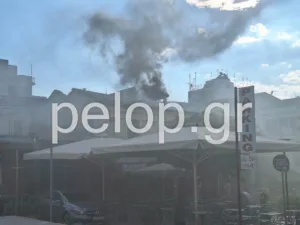 Πάτρα: Φωτιά και μεγάλη αναστάτωση στο Κέντρο, «άρπαξε» καμινάδα καταστήματος εστίασης, ΦΩΤΟ, BINTEO