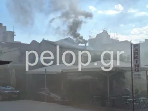 Πάτρα: Φωτιά και μεγάλη αναστάτωση στο Κέντρο, «άρπαξε» καμινάδα καταστήματος εστίασης, ΦΩΤΟ, BINTEO