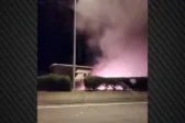 Στις φλόγες τυλίχθηκε νταλίκα στην Ιόνια Οδό: Πήρε φωτιά φορτηγό με καρπούζια ΒΙΝΤΕΟ