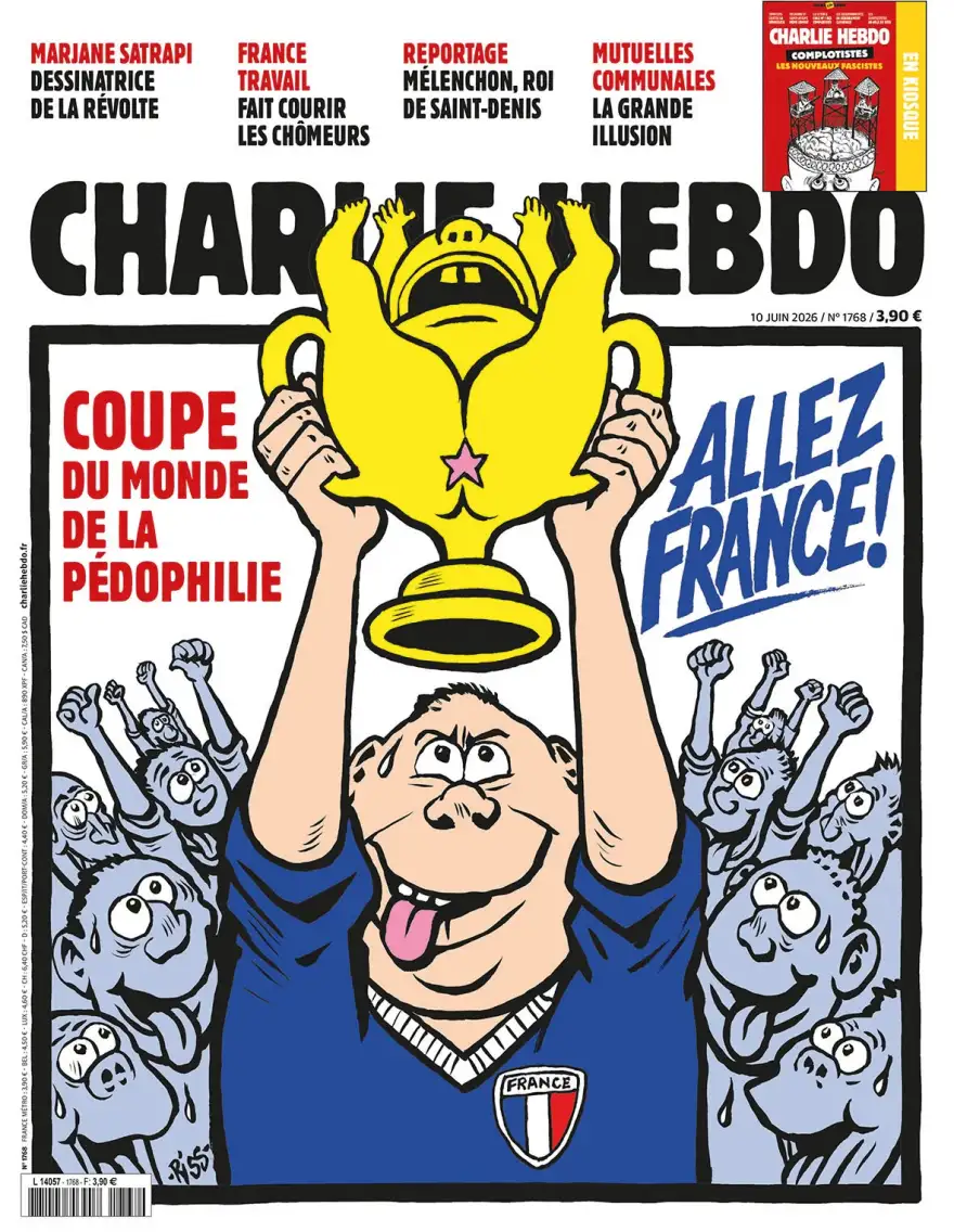 Γαλλία: Αντιδράσεις για το πρωτοσέλιδο του Charlie Hebdo μετά τη δολοφονία της 11χρονης Γαλλία: Αντιδράσεις για το πρωτοσέλιδο του Charlie Hebdo μετά τη δολοφονία της 11χρονης