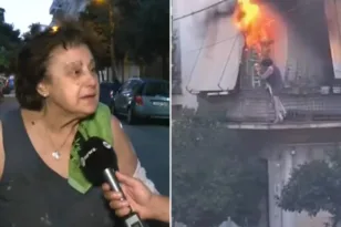 Καλλιθέα: «Μου φώναζαν “πήδα” και με έπιασαν» – Η 75χρονη που σώθηκε από τις φλόγες πέφτοντας στα χέρια του κόσμου