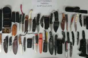 Κορυδαλλός: Συνελήφθη 52χρονος με 20 σουγιάδες