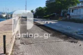 Πάτρα: Εργασίες στην παραλιακή οδό της Μαρίνας ΦΩΤΟ
