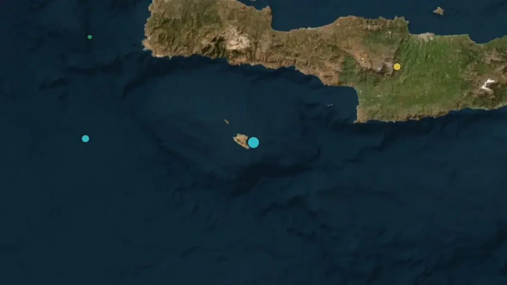 Γαύδος: Δύο σεισμοί μέσα σε λίγα λεπτά – Δόνηση 5,3 Ρίχτερ ταρακούνησε το νησί Γαύδος: Δύο σεισμοί μέσα σε λίγα λεπτά – Δόνηση 5,3 Ρίχτερ ταρακούνησε το νησί